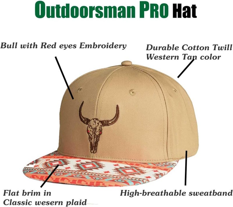 EDTREK Elite Youth Country Hat for Big Kids - Boys Snapback Hat with Flat Brim - Image 4